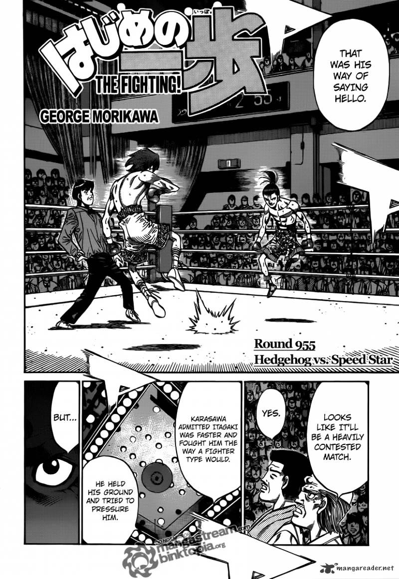 Hajime no Ippo: Fighting Spirit, Chapter 955 image 02